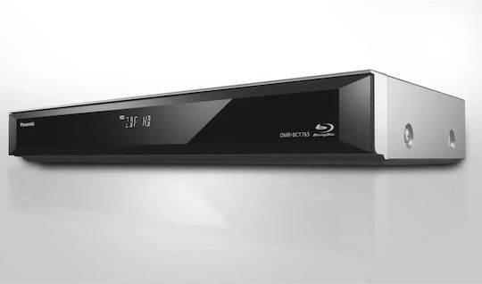 Panasonic Blu-Ray Player DMR-BCT765AG Built-In WiFi with Blu-Ray/DVD Recording Capability and USB Media Player Silver