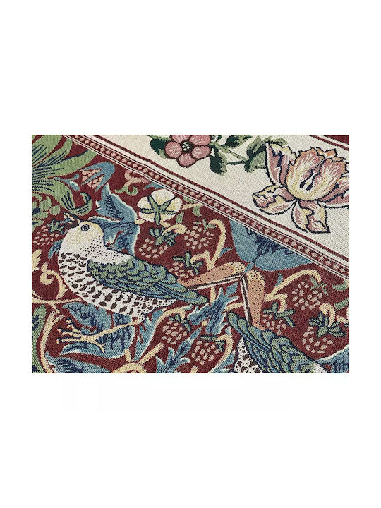 Signare Tapestry Wall Hanging 105x139cm – William Morris Strawberry Thief Red