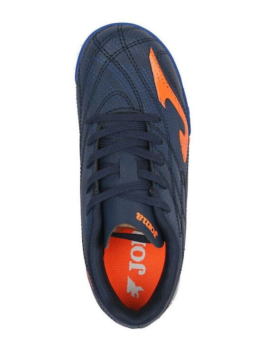 Evolution Kids Turf Soccer Shoes Navy Blue