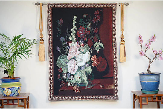 Signare Ταπισερί Τοίχου 101x139cm – Jan Van Huysum Vase Flowers