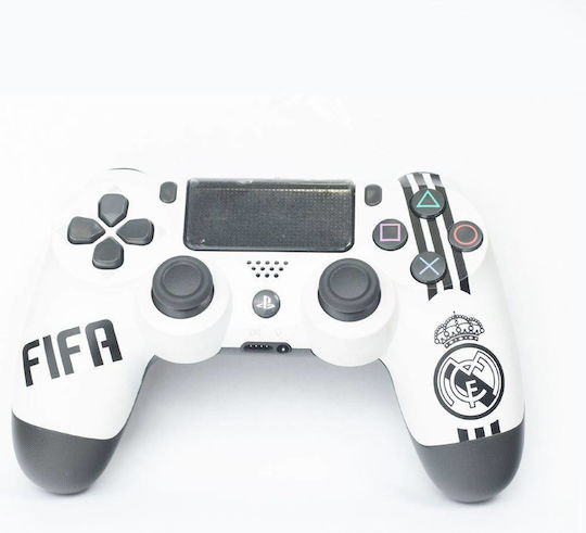 Doubleshock FIFA Real Ασύρματο Gamepad για PS4 Λευκό
