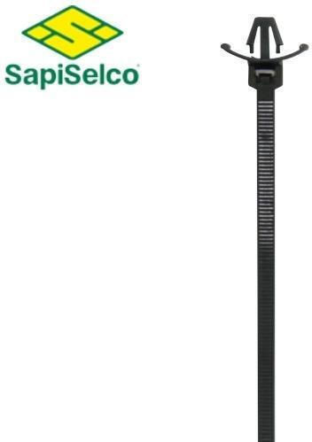 Elvhx Δεματικά Καλωδίων Πλαστικά 140mmx3.5mm σε Μαύρο χρώμα (100τμχ) (1122)