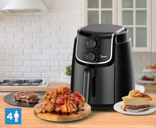 Midea Air Fryer 3.5lt Black MF-TN35D2