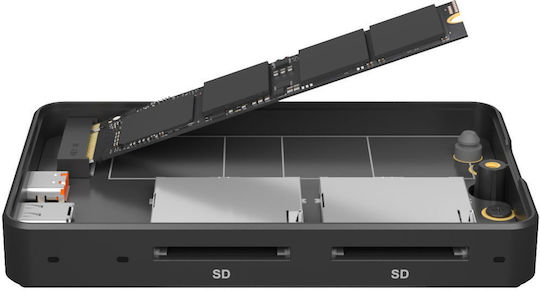 Icy Dock Θήκη για Σκληρό Δίσκο M.2 SATA III με σύνδεση Type-C