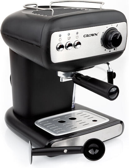 Crown Automatic Espresso Machine 850W Pressure 15bar Silver CEM-1525