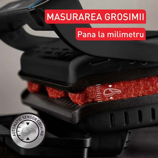 Tefal OptiGrill+ Τοστιέρα για 2 Τοστ 2000W Μαύρη