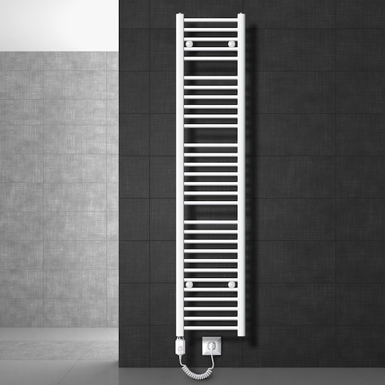 LuxeBath Șină electrică pentru prosoape 900W 180x30cm Alb