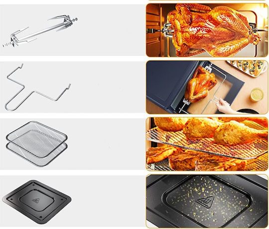 Royalty Line Electric Grill 1800W Silver
