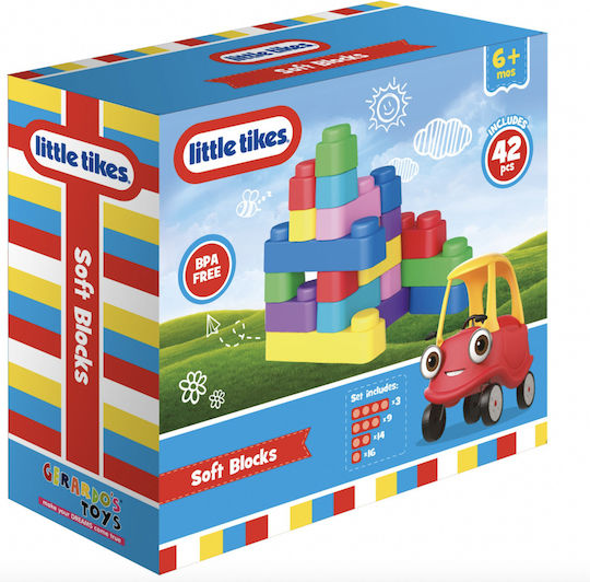 Little Tikes Soft Blocks Building Blocks For 6+ Months 42 Pieces