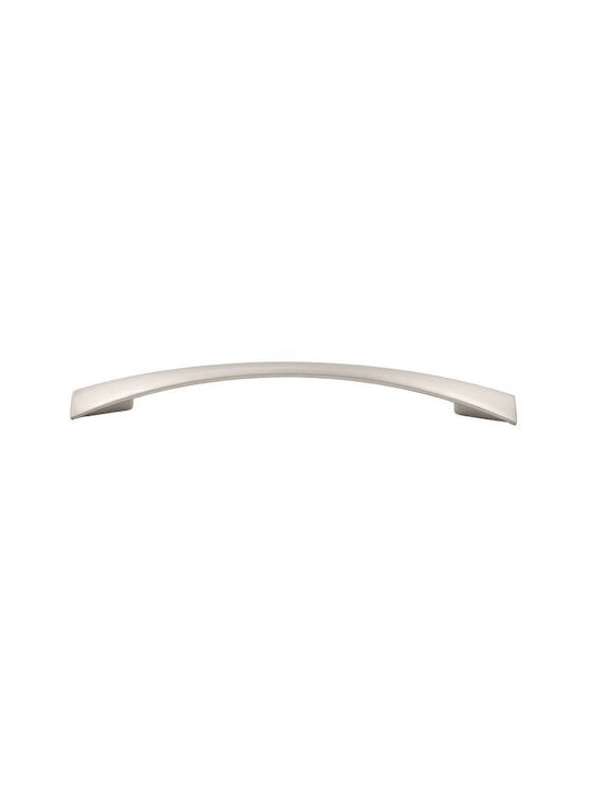 Import Hellas 6088 Handle Furniture made of Zamak Matt Nickel with Center Distance 128mm 6088 1pcs