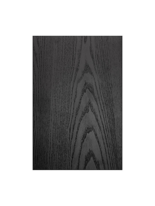 Συρταριέρα Κρεβατοκάμαρας Holz Colombo Black Velvet-Black Metal 118x39x77cm