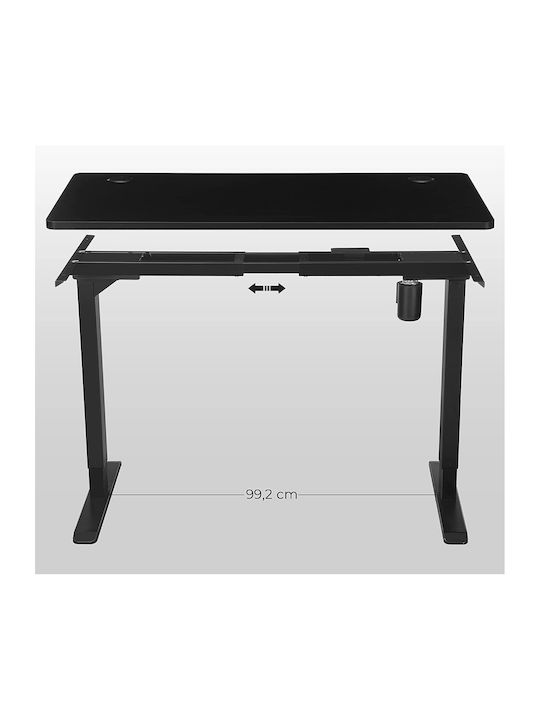 Songmics Office Desk Surface made of Particleboard Black 120x60x1.8cm LDB001B02V1 1pcs