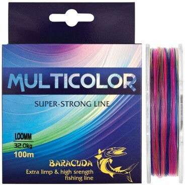Baracuda Multicolour Nylon Monofilament 100 M Large Diameter