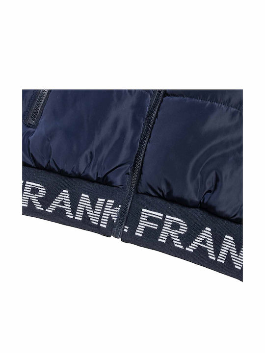 Kids' Casual Jacket with Hood Navy Blue