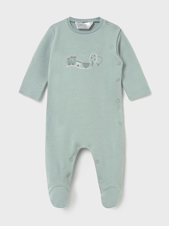 Mayoral Baby Bodysuit Set Long-Sleeved Ice 2pcs