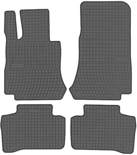Frogum Set of Front and Rear Mats 4pcs for Mercedes-Benz GLC 2015 Black