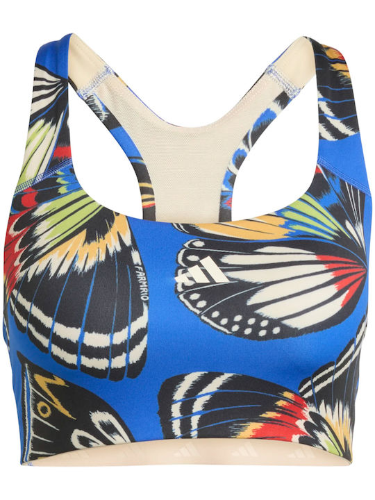 adidas X Farm Women's Sports Bra without Padding Blue