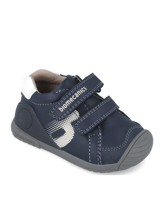 Ocean Kids Sneakers with Scratch Navy Blue