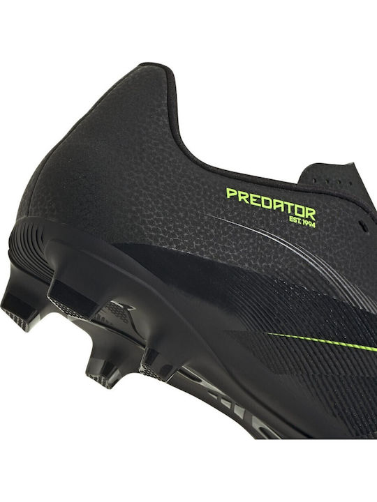 adidas Predator Club Football Shoes with Cleats Black