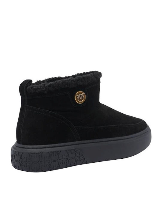 Yoko 22 Stiefeletten Damen mit Pelz Schwarz