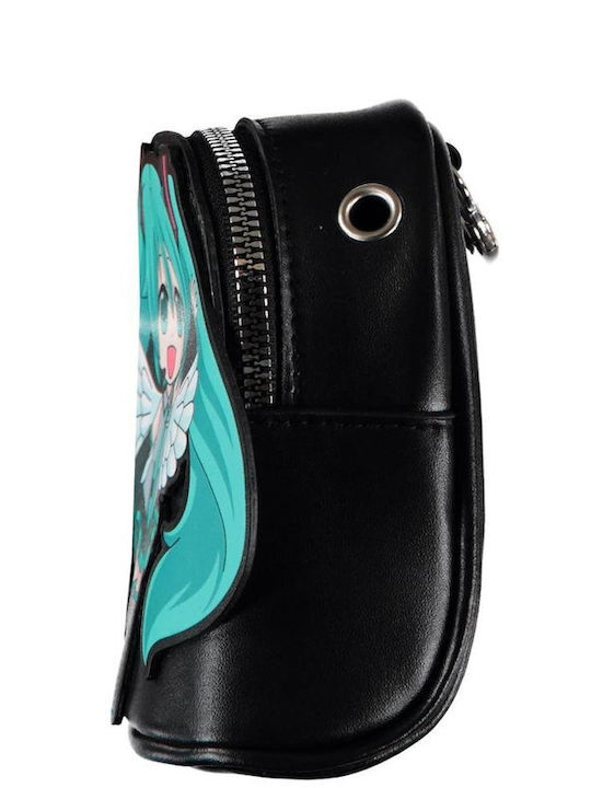 Difuzed Kinder Rucksack Umhängetasche Schwarz 13cmx10.5cmx6.5cmcm