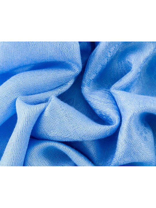 Signare Damen Schal Hellblau