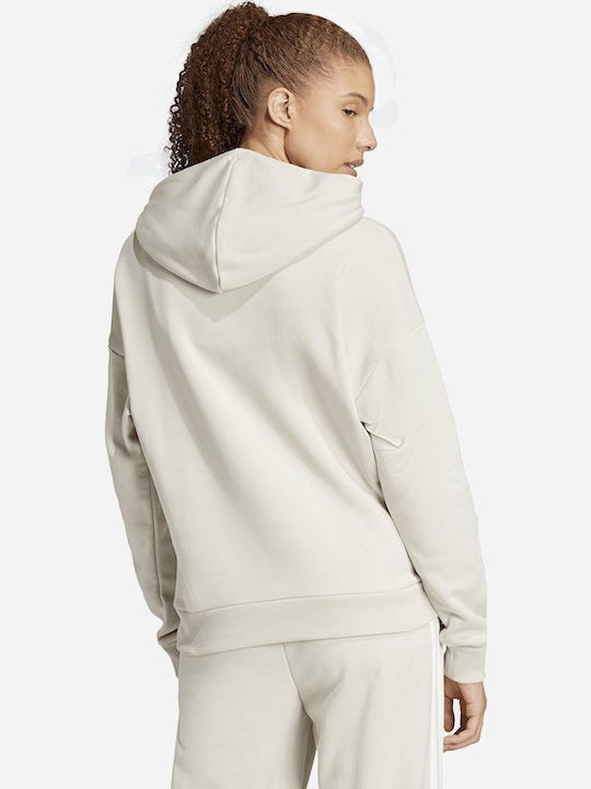 adidas Essentials Essentials Sweatshirt Ecru mit Kapuze