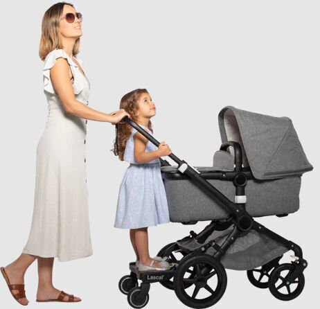 Lascal Buggy Board Καροτσιού Κόκκινο