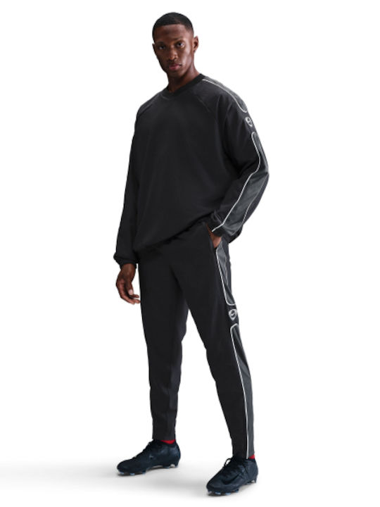 Fußball Jogginghose Dri-FIT Glänzendes Schwarz