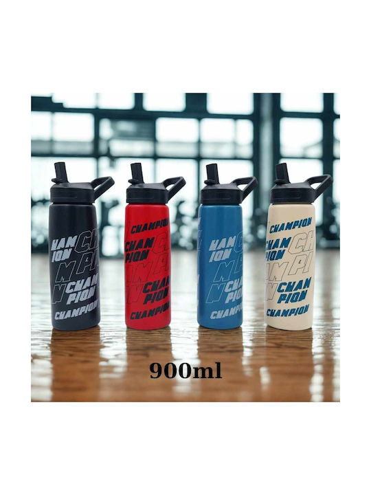 Uncle George Wasserflasche Kunststoff 900ml Beige