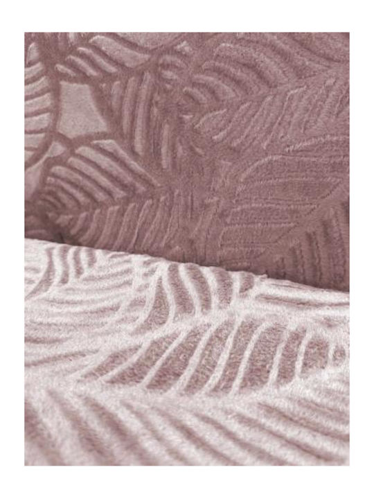 Linea Home Linear Dusty Ριχτάρι Πολυθρόνας Ζακάρ 180x160εκ. Dusty Pink LH2024192-1
