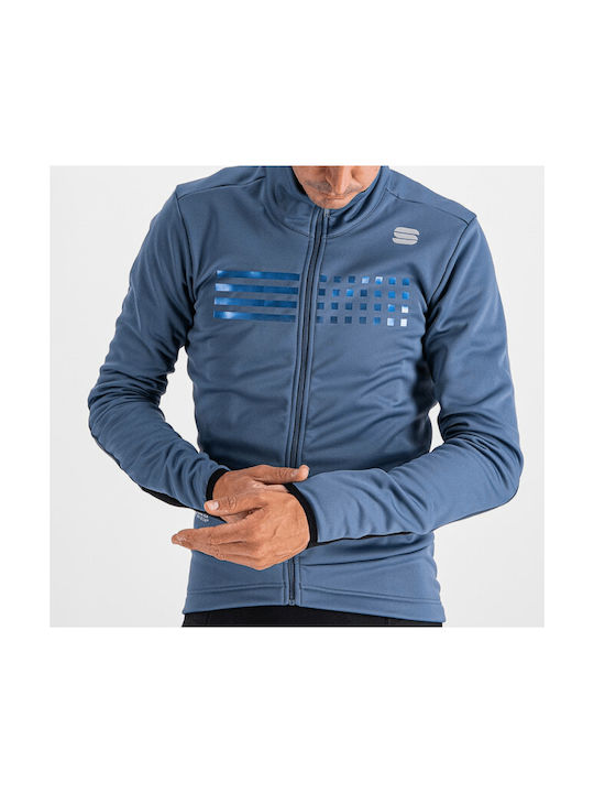 Sportful Cycling Windbreaker Jacket Long sleeve Blue