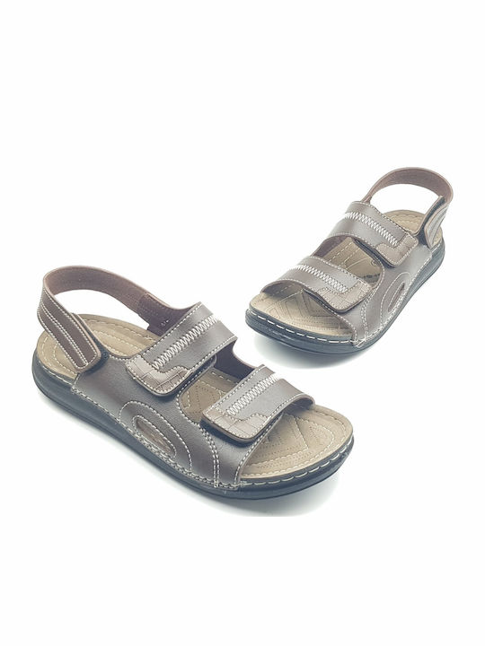 Herrensandalen in Braun Farbe