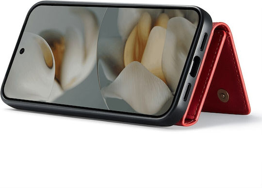 DG.MING Wallet Πλαστικό Κόκκινο (Google Pixel 10 / 10 Pro)