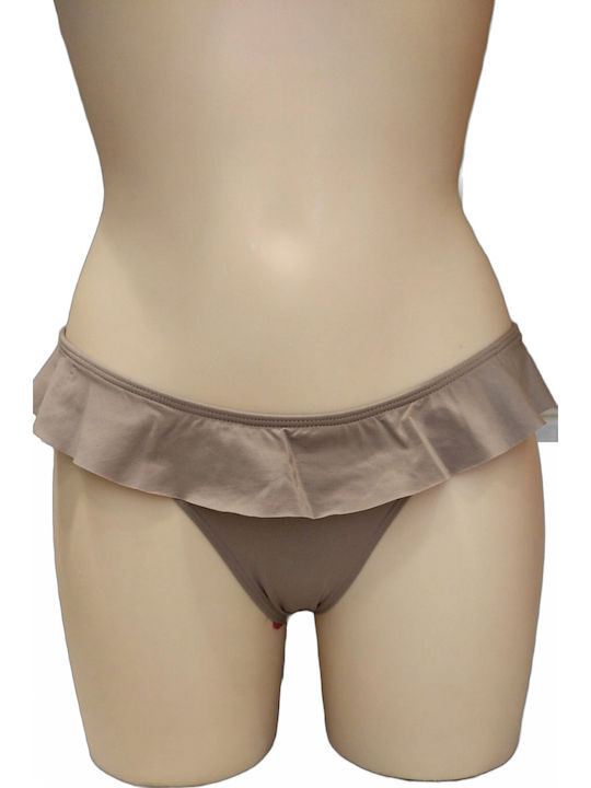 Solids Bikini Brazil Khaki