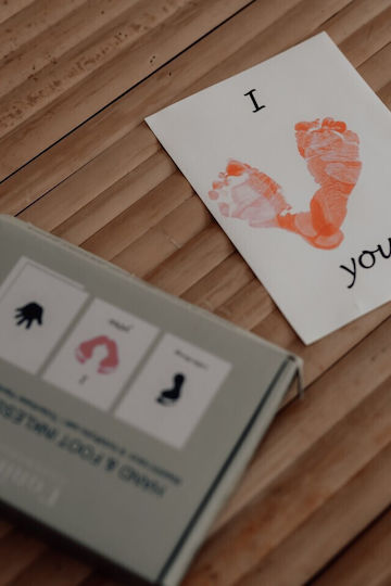 Rahmen für Babyabdruck