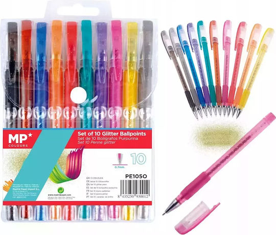 Madrid Papel Pixuri Ballpoint 10 Bucăți