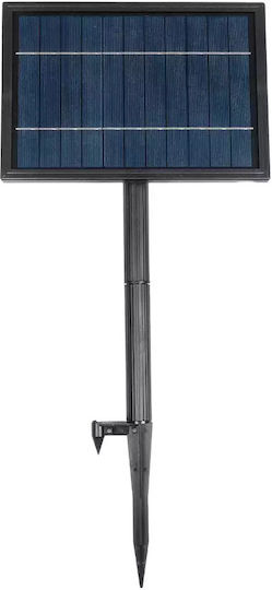 GloboStar Hängend Solarleuchte Girlande 30W 2700lm Warmes Weiß 2700K mit Fernbedienung IP65