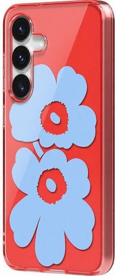 Samsung Unikko Marimekko Задна корица Силикон Червен (Galaxy S25)