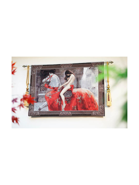 Signare Decorative Tapestry Handmade from Fabric 139x105cm