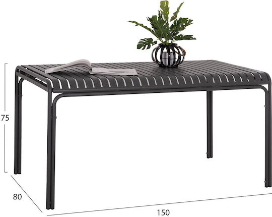 Masă Catering Rachel Pliabil 150x80x75buc Gri Masă Catering Rachel Pliabil 150x80x75buc Gri