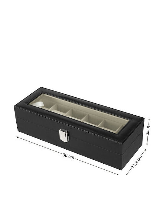 Songmics Κουτί Κοσμημάτων Μεταλλικό 30x11.2x8cm