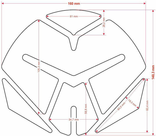 Autocolant Rezervor Cgirobcp Universal Print