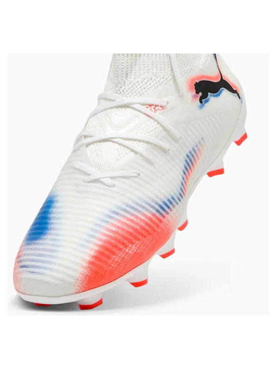 PUMA Future 8 Pro Футболни Обувки с Бутони Бели
