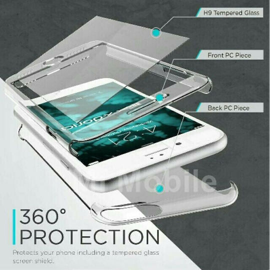 X-Doria Defense 360 Vollschutz Silikon Transparent Für iPhone X / Xs