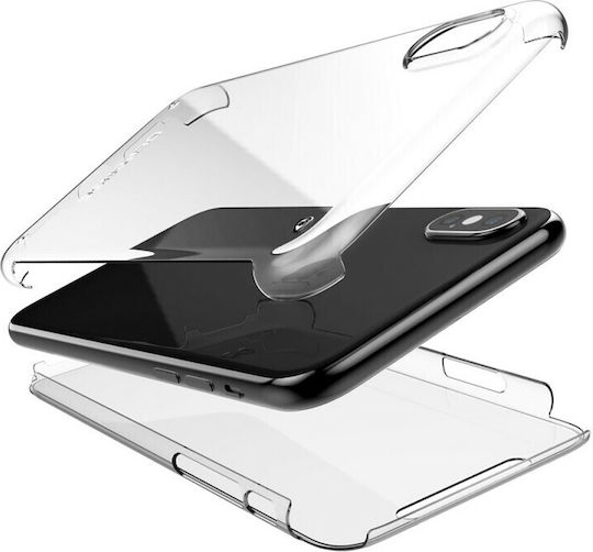 X-Doria Defense 360 Vollschutz Silikon Transparent Für iPhone X / Xs
