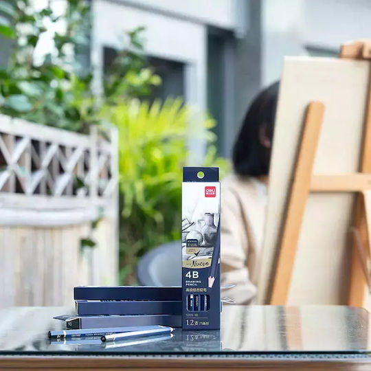 Deli 4B Sketching Pencil Nuevo Series Pack 12