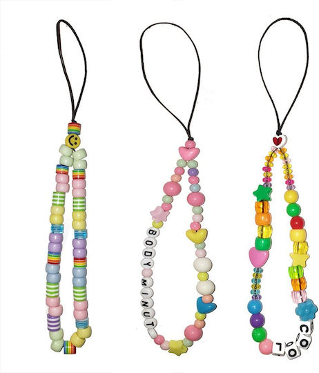 Multicolour Mobile Phone Cord Candy 17cm Cool