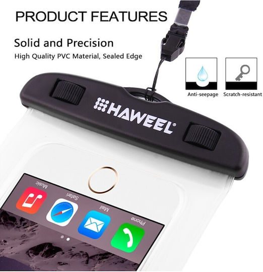Haweel Hwl-7002 Universal Waterproof Bag Case Έως 6 5" Grey 2100021187632