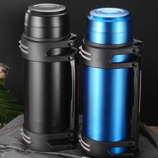 Factory Μπουκάλι Θερμός 1.2lt Μαύρο